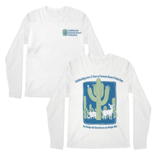 25th Anniversary Long Sleeved Shirt Coalition For Sonoran Desert Protection 7541